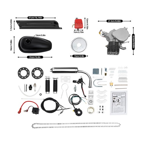 100cc stroke bicycle engine - 2-stroke,