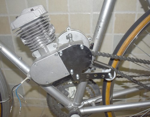 Spring loaded chain - spring,